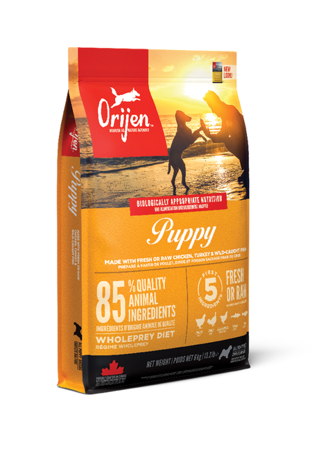 Orijen Puppy 無穀物 雞肉 (幼犬) 配方 11.4kg (黃色)