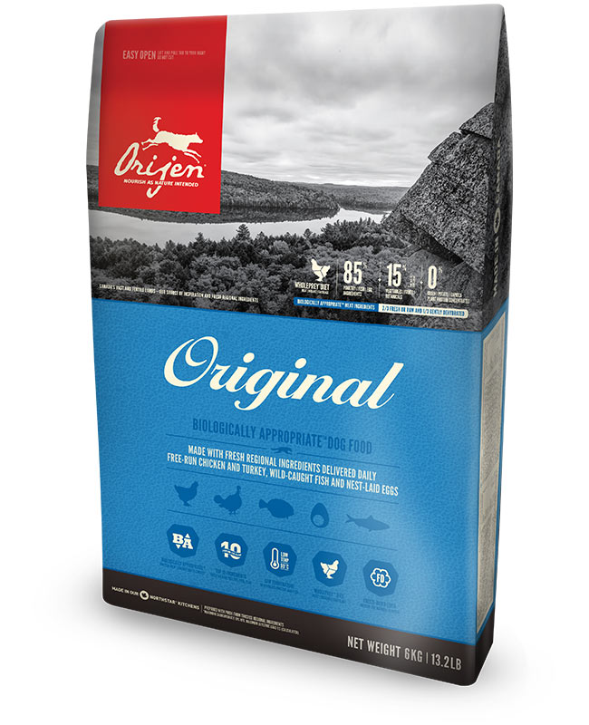 Orijen Original 無穀物 雞肉 (成犬) 配方 11.4kg (藍色)
