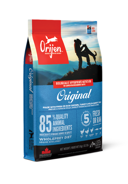 Orijen Original 无谷物 鸡肉 (成犬) 配方 11.4kg (蓝色)