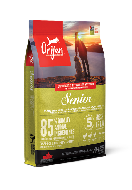Orijen Senior 無穀物 雞肉 (高齡犬) 配方 2kg (綠色)