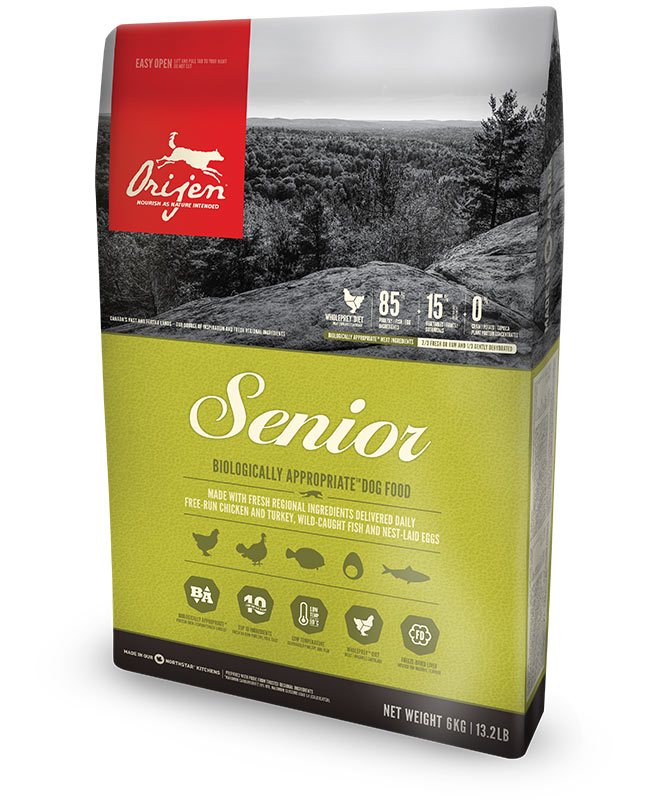 Orijen Senior 無穀物 雞肉 (高齡犬) 配方 11.4kg (綠色)