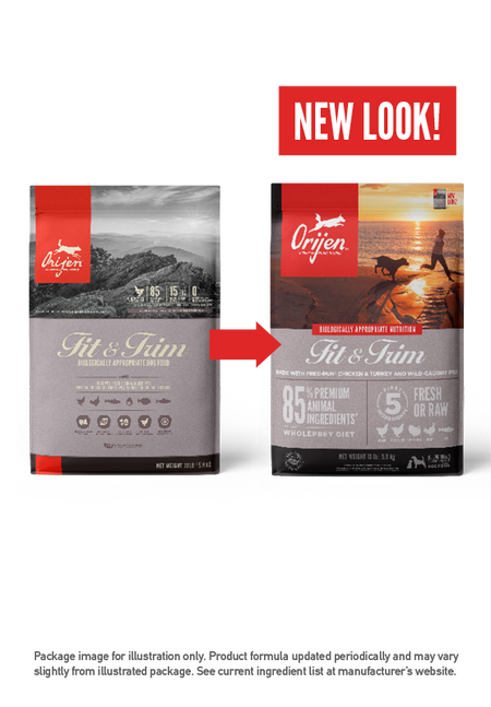 Orijen Fit & Firm 無穀物 健美犬配方 2kg (灰色)