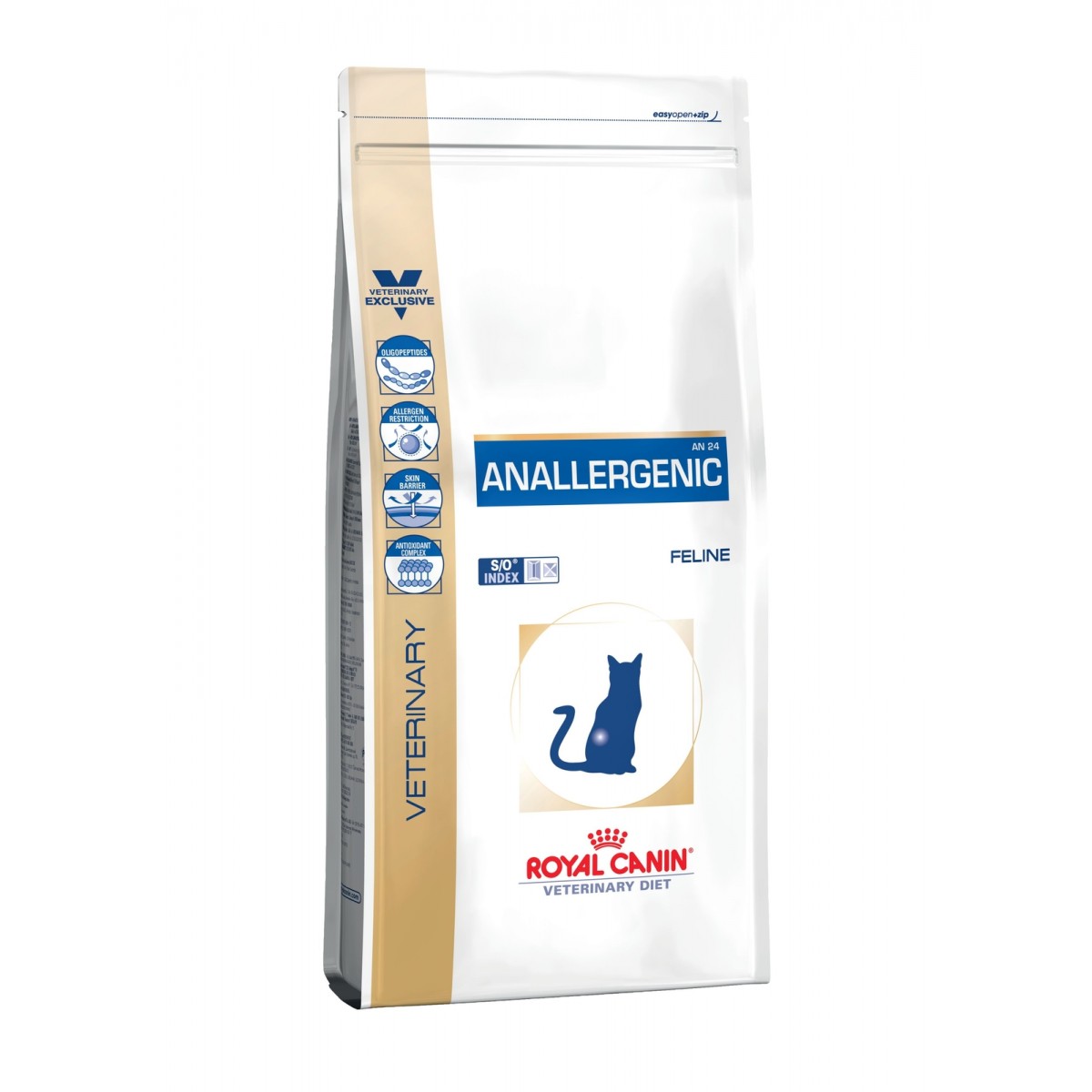 [凡購買處方用品, 訂單滿$500或以上可享免費送貨]     Royal Canin - Anallergenic (AN24) 低敏獸醫處方 成貓乾糧 2kg