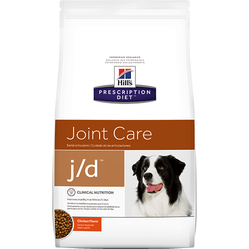[凡購買處方用品, 訂單滿$500或以上可享免費送貨]　　 Hills Prescription Diet - j/d Joint Care 犬用關節護理 狗糧 8.5磅