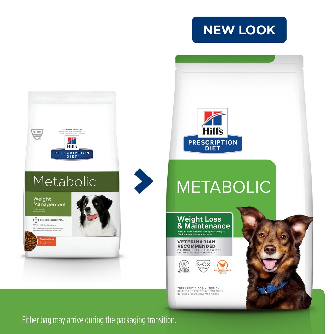 [凡購買處方用品, 訂單滿$500或以上可享免費送貨]　　Hill's Metabolic 新陳代謝 - 體重管理配方狗糧 3.5kg