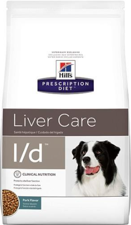 [凡購買處方用品, 訂單滿$500或以上可享免費送貨]　　Hills Prescription Diet l/d 肝臟護理處方狗糧 1.5kg