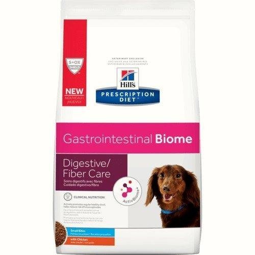 [凡購買處方用品, 訂單滿$500或以上可享免費送貨]　　Hills Prescription Diet GI Biome 腸胃益菌處方狗糧 (Small Bites/ 細粒) 1.5kg