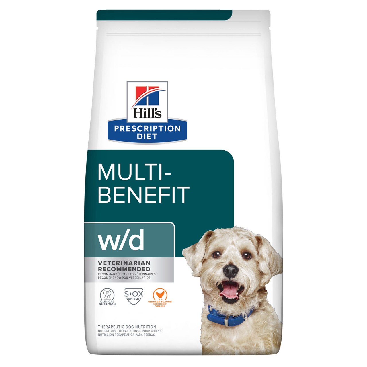 [凡購買處方用品, 訂單滿$500或以上可享免費送貨]　　Hills Prescription Diet w/d 消化/體重/血糖管理處方狗糧 8.5磅