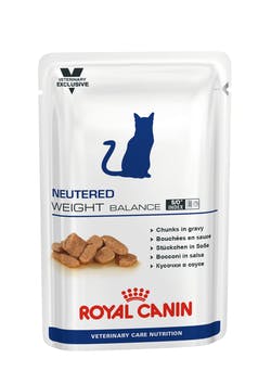 [凡購買處方用品, 訂單滿$500或以上可享免費送貨]　　Royal Canin - Neutered Balance 絕育貓減肥處方 貓濕包 85g x 12包