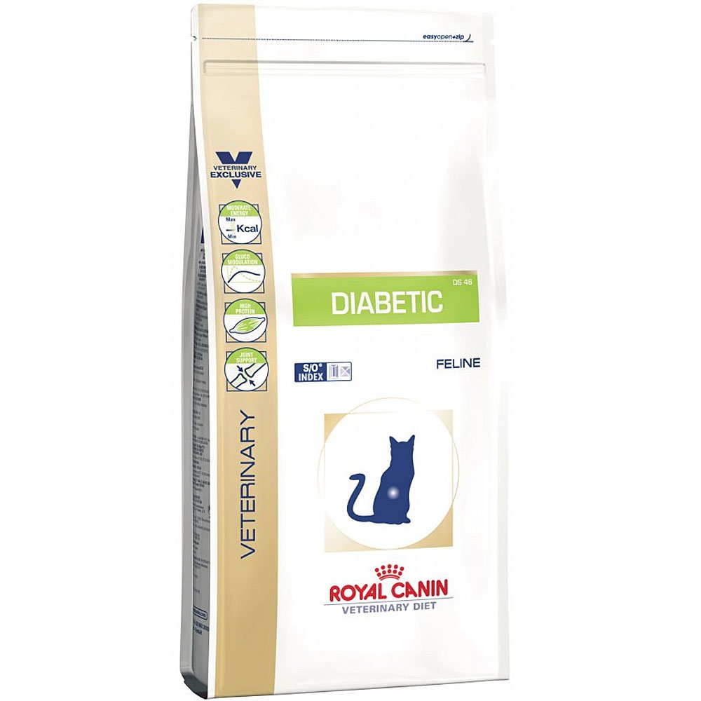 [凡購買處方用品, 訂單滿$500或以上可享免費送貨]     Royal Canin - Diabetic (DS46) 糖尿病獸醫配方 成貓乾糧- 1.5kg