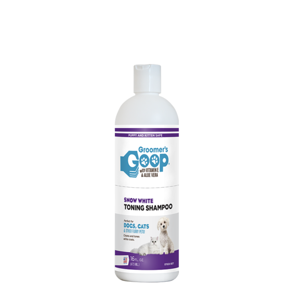Groomer's  Goop 雪白爽膚洗毛素 (Snow White Toning Shampoo) 16oz