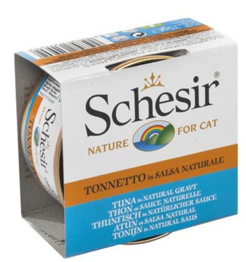 Schesir 无谷物系列 3000 吞拿鱼肉汁貓罐头 70g