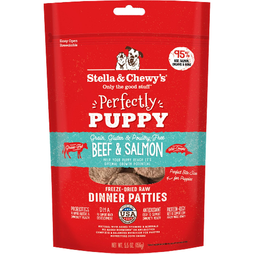 Stella & Chewy's Perfectly Puppy Beef & Salmon 狗BB系列(牛肉及三文鱼配方) 14oz