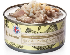 Astkatta 強化關節系列 白鰹吞拿魚＋雞肉＋白蟹肉 主食貓罐頭 170g x 24罐 優惠 (淺黃色) (P00051)