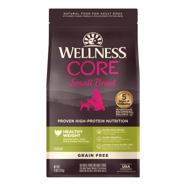 Wellness CORE Small Breed Healthy Weight 小型犬減肥配方 狗糧 4磅 (88443)