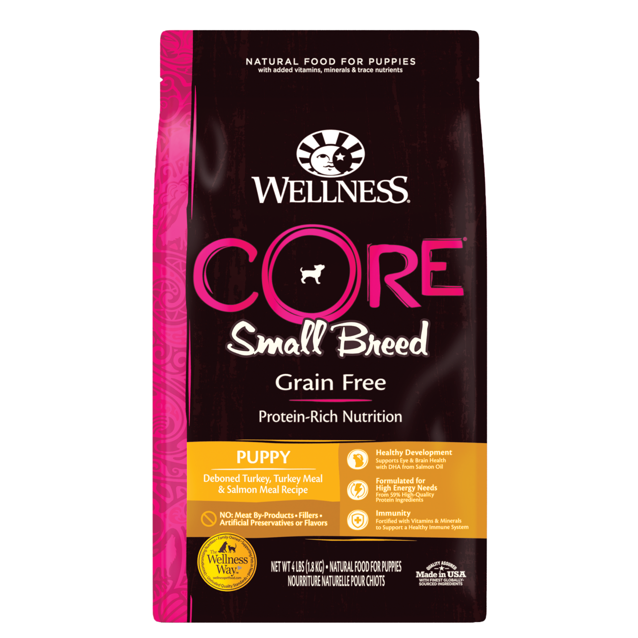 Wellness CORE Small Breed Puppy 小型幼犬配方 狗糧 4磅 (88420)