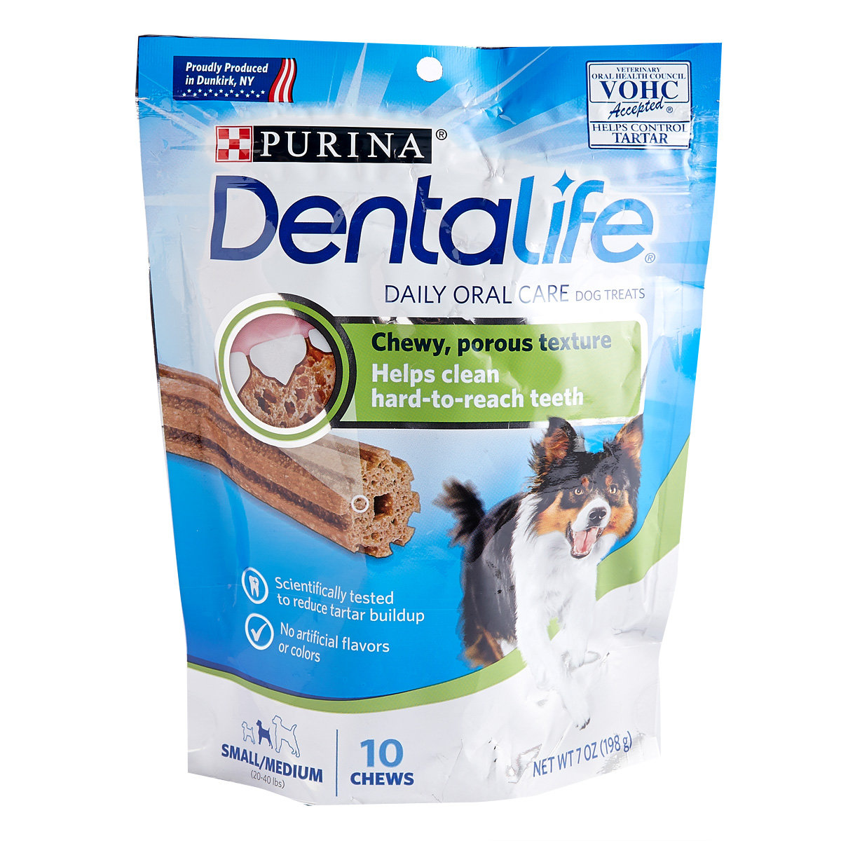 (狗小食) PURINA Dentalife Dog Treats 小型及中型犬潔齒棒 7oz