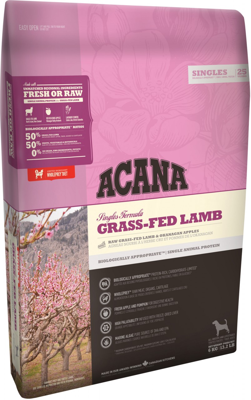 Acana 傳承 單一蛋白 草飼羊 狗乾糧 11.4kg