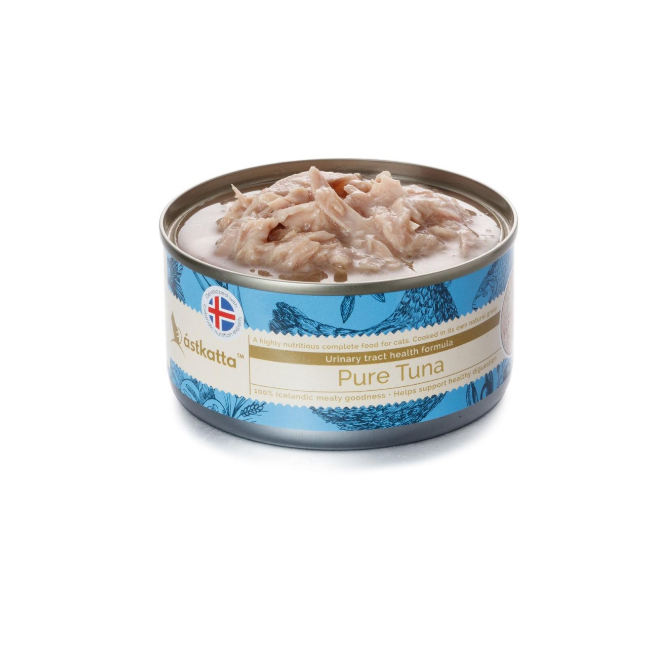 Astkatta 泌尿友善系列 白鰹吞拿魚 貓罐頭 80g (P00052)