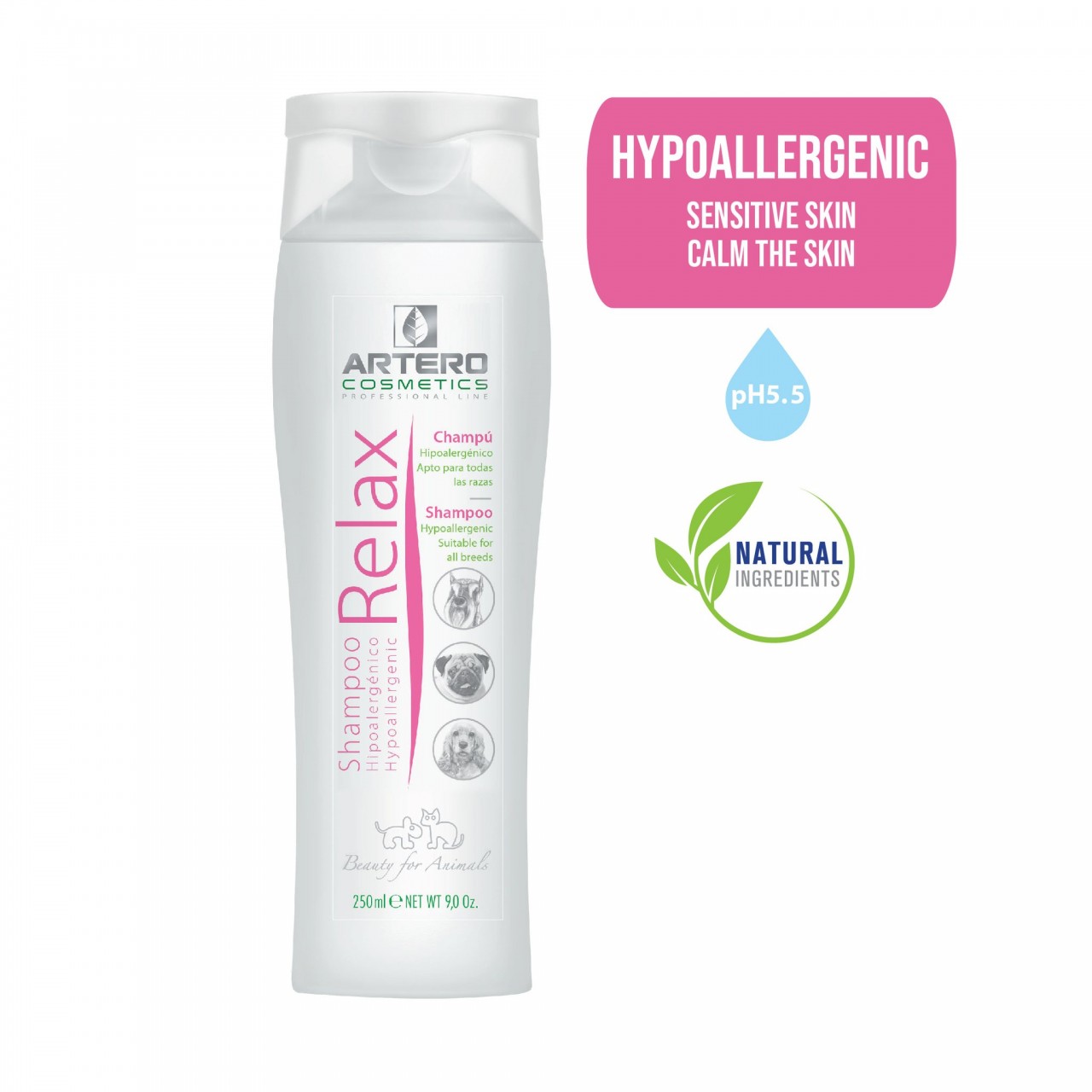 Artero RELAX 防敏舒緩洗毛液 250mL