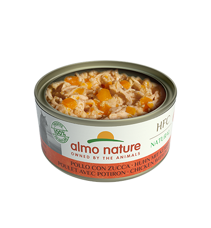 Almo Nature HFC Natural 雞肉+南瓜 貓罐頭 150g (5123)