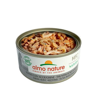 Almo Nature HFC Natural 吞拿魚+白飯魚 貓罐頭 150g (5127)