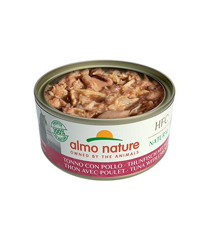Almo Nature HFC Natural 吞拿魚+雞肉 貓罐頭 150g (5129)